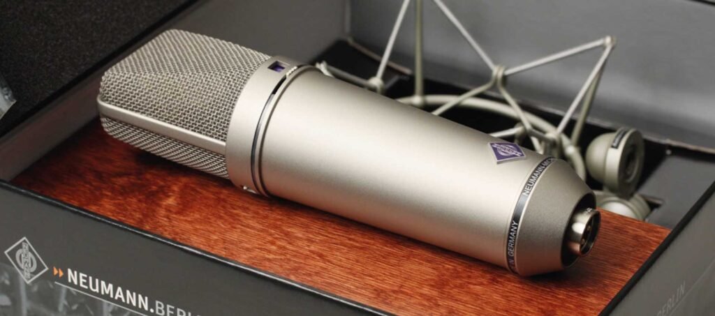 photo d'un micro Neumann U87 AI